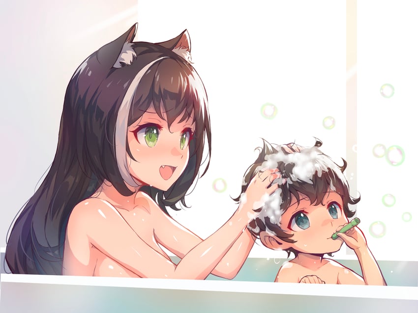 karyl and yuuki (princess connect!) drawn by coba_(coba_xp)