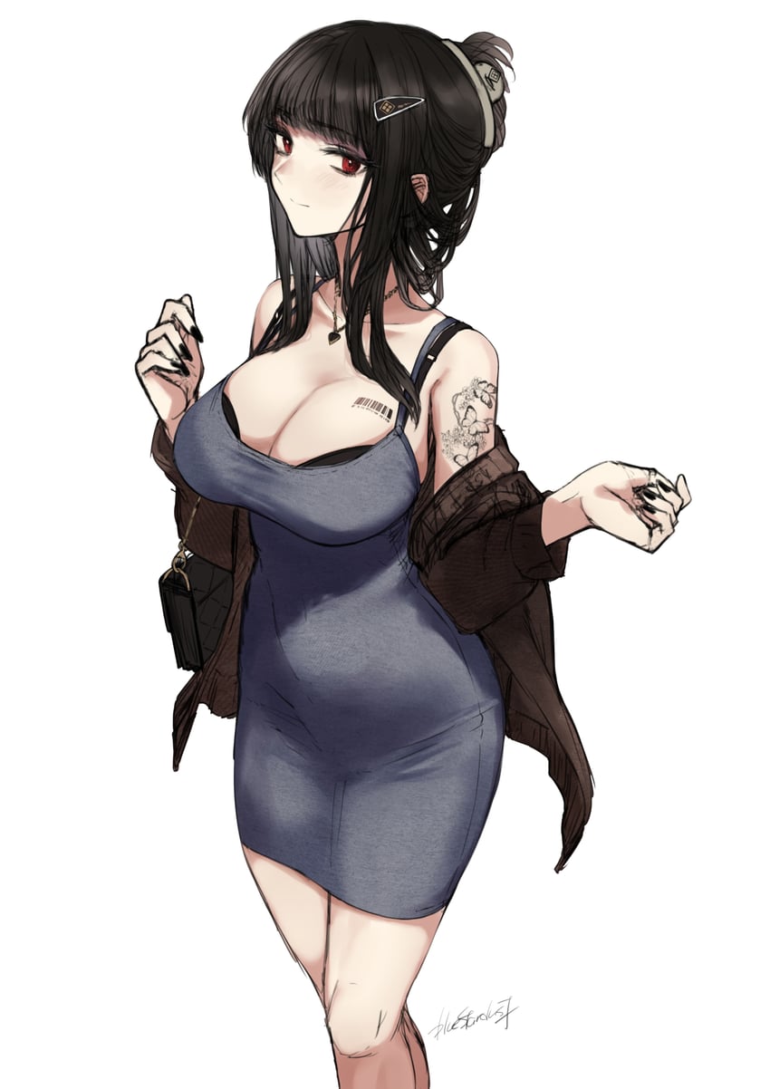 d (goddess of victory: nikke) drawn by kojima_(blue_stardust)