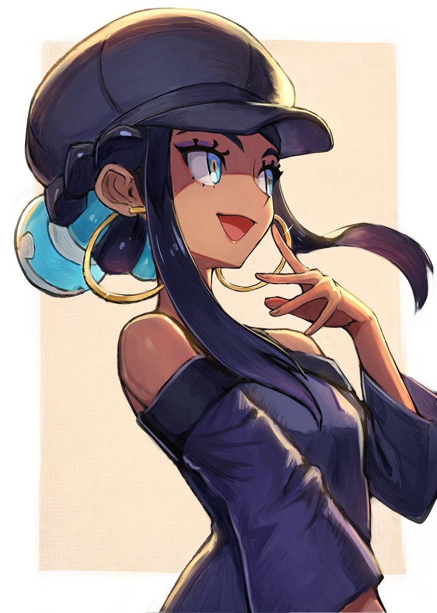 nessa (pokemon and 2 more) drawn by kuroi_susumu