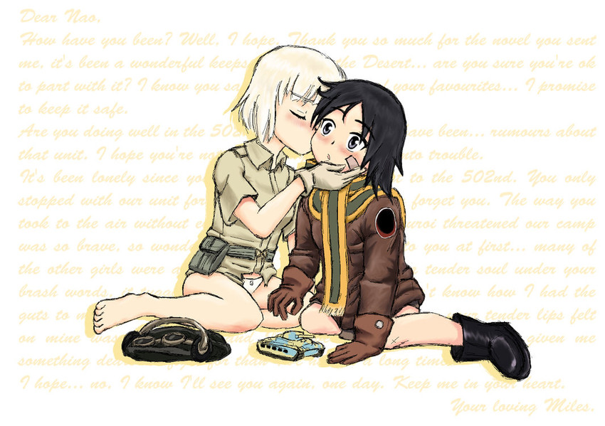 kanno naoe and cecilia glinda miles (world witches series and 2 more) drawn by sab-chan