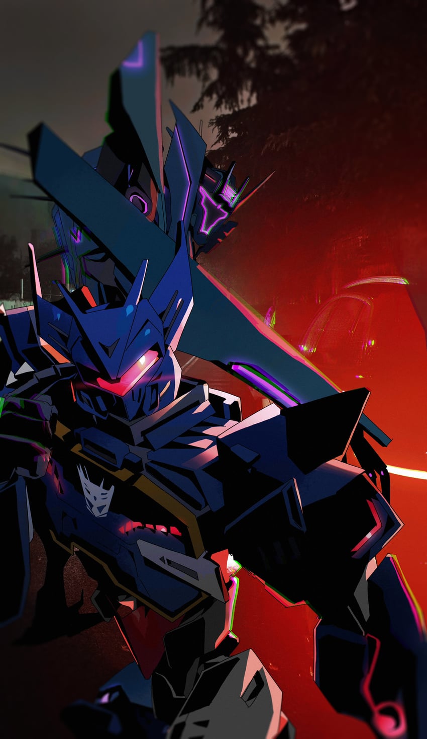 soundwave (transformers and 2 more) drawn by bu_li_(time46397328)