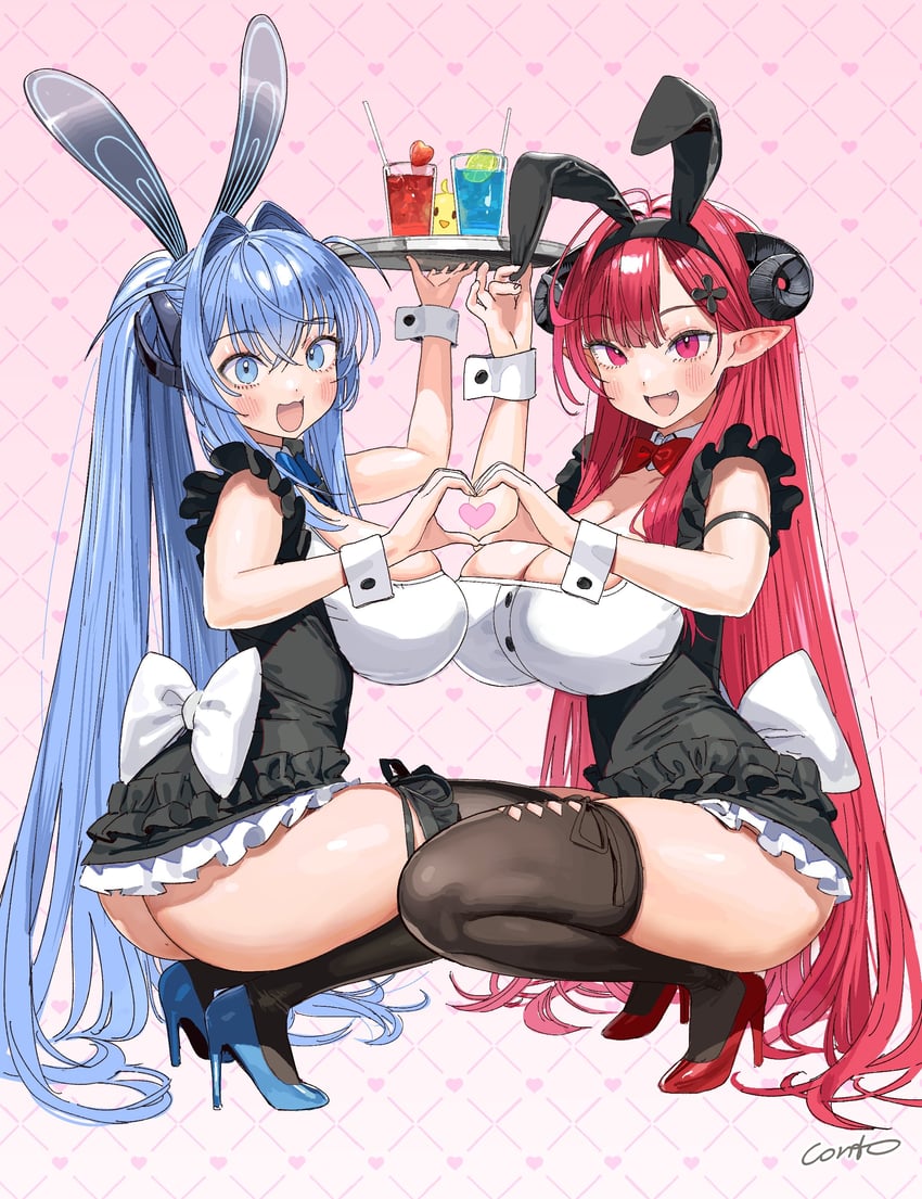 manjuu, new jersey, and hindenburg (azur lane) drawn by conto