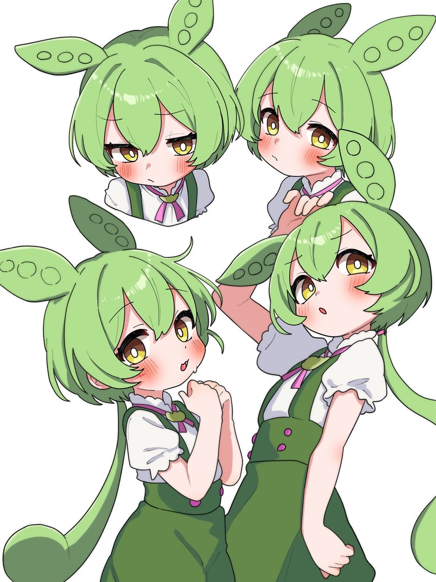 zundamon (voiceroid and 1 more) drawn by haru_maron