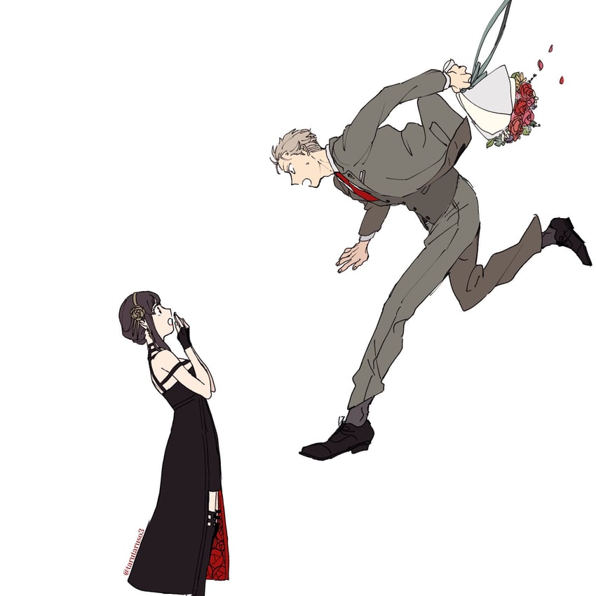 yor briar and twilight (spy x family) drawn by tarutaruso3