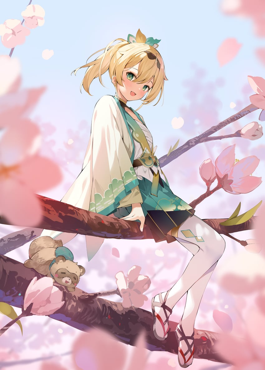 kazama iroha and pokobee (hololive) drawn by hana_mori