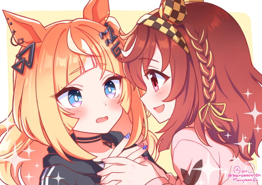 buena vista and espoir city (umamusume) drawn by maruyama_en