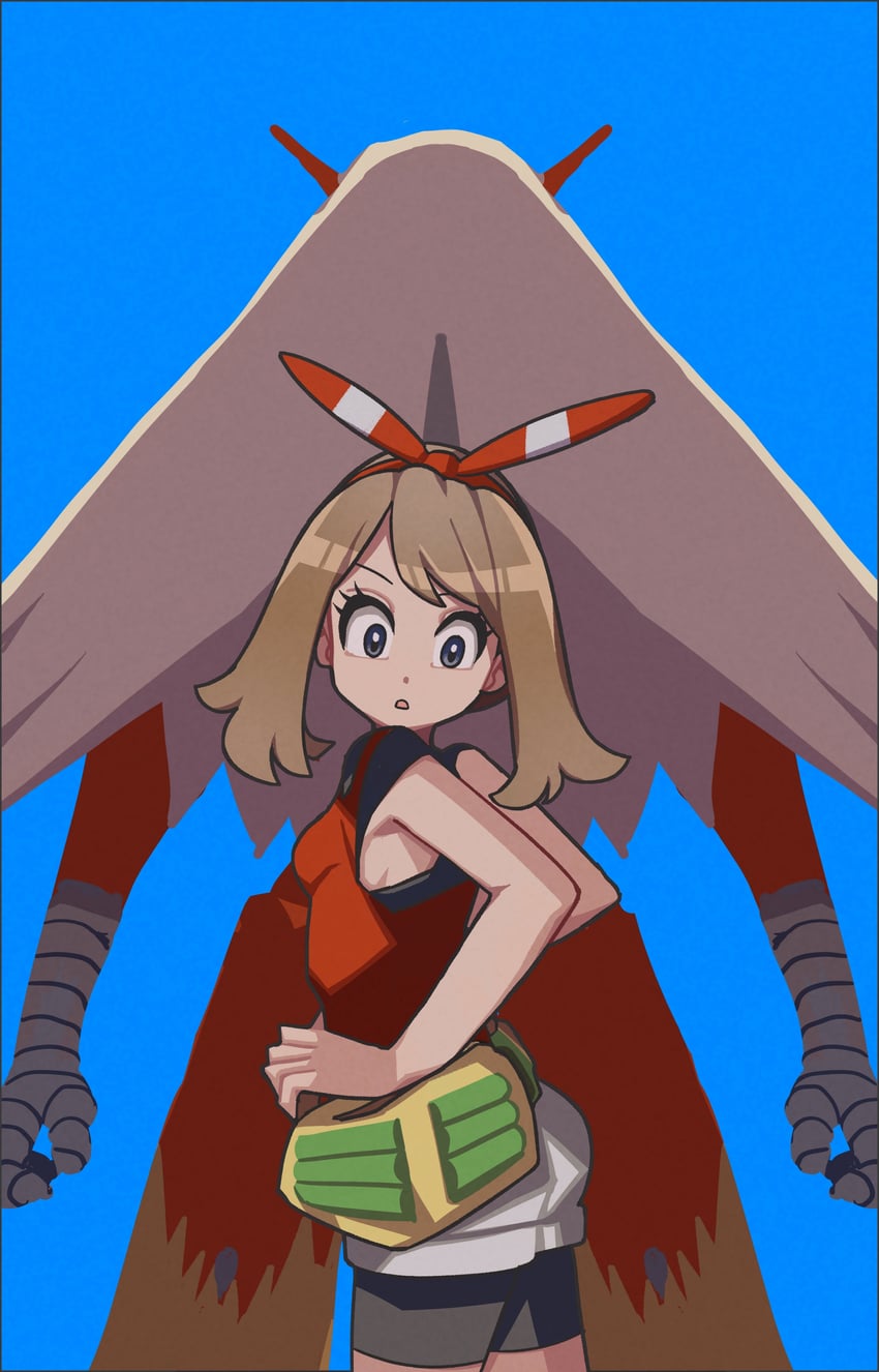 may and blaziken (pokemon and 1 more) drawn by asia_(aji19081)
