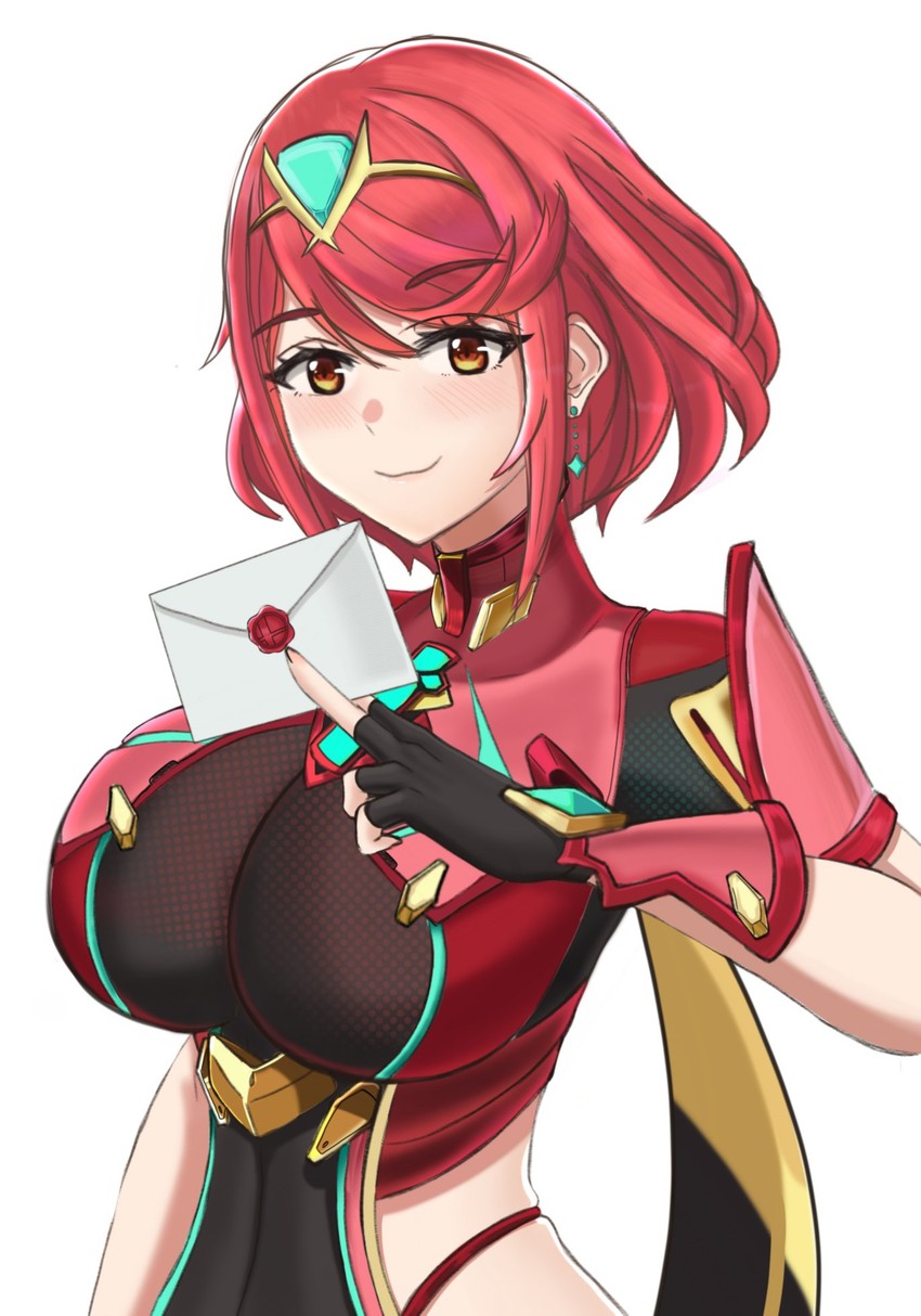 pyra (xenoblade chronicles and 2 more) drawn by desspie