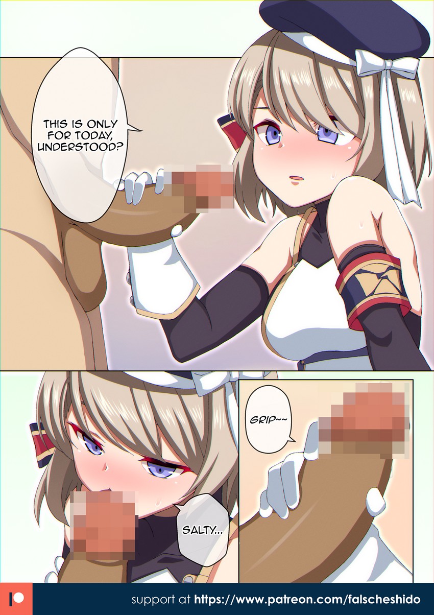 commander and z23 (azur lane) drawn by nekokyun