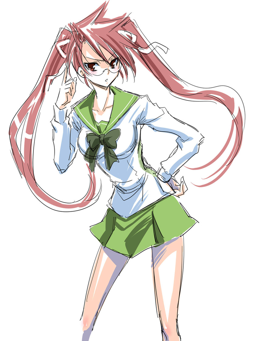 takagi saya (highschool of the dead) drawn by uonuma_yuu