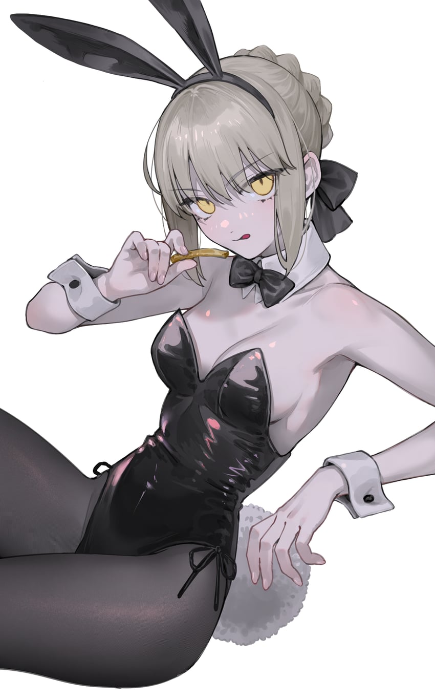 artoria pendragon and saber alter (fate and 1 more) drawn by nipi27