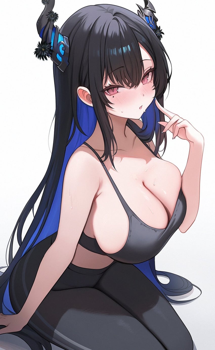 nerissa ravencroft (hololive and 1 more) drawn by koahri