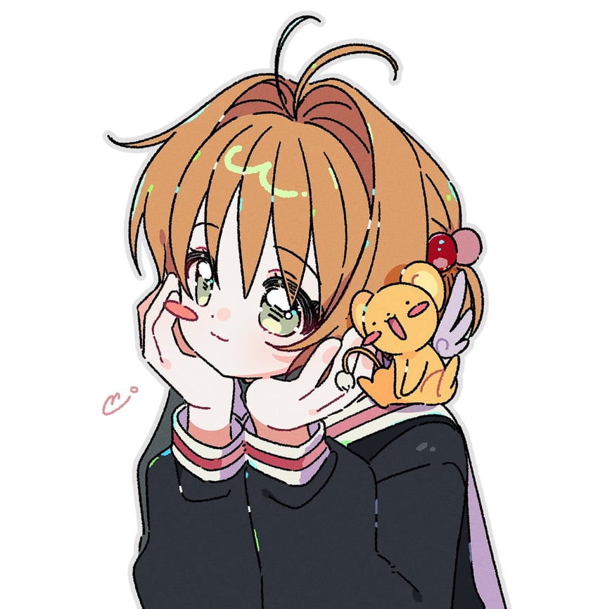 kinomoto sakura and kero (cardcaptor sakura) drawn by yalmyu