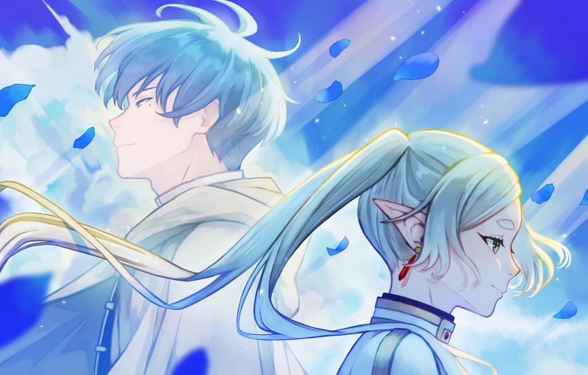 frieren and himmel (sousou no frieren) drawn by ito_yoshi