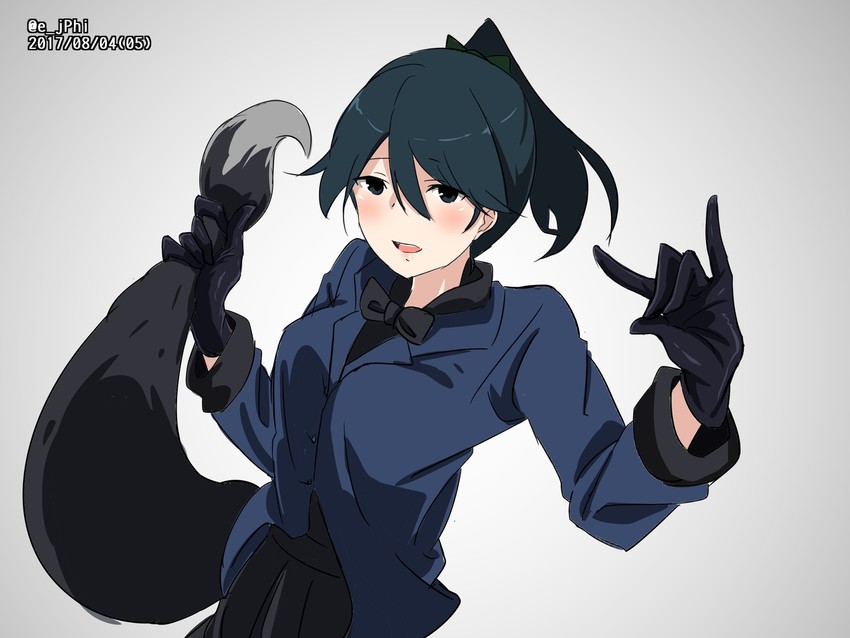 houshou and silver fox (kantai collection and 1 more) drawn by doushi_tatsu_to_dekkai_no
