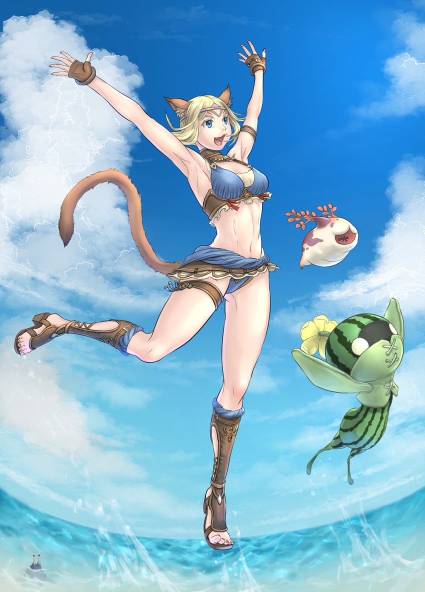 adventurer and mandragora (final fantasy and 1 more) drawn by cactus41747280