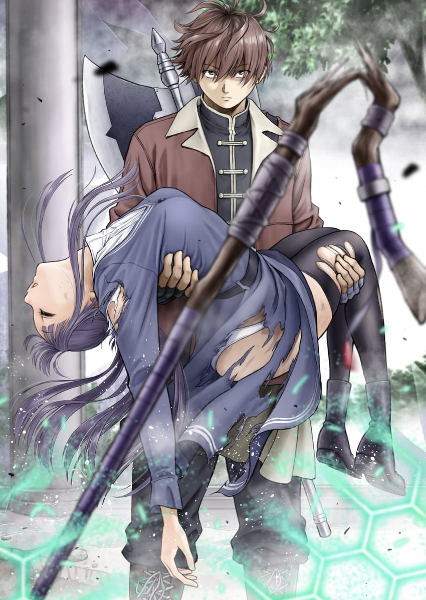 fern and stark (sousou no frieren) drawn by circle_ojisan