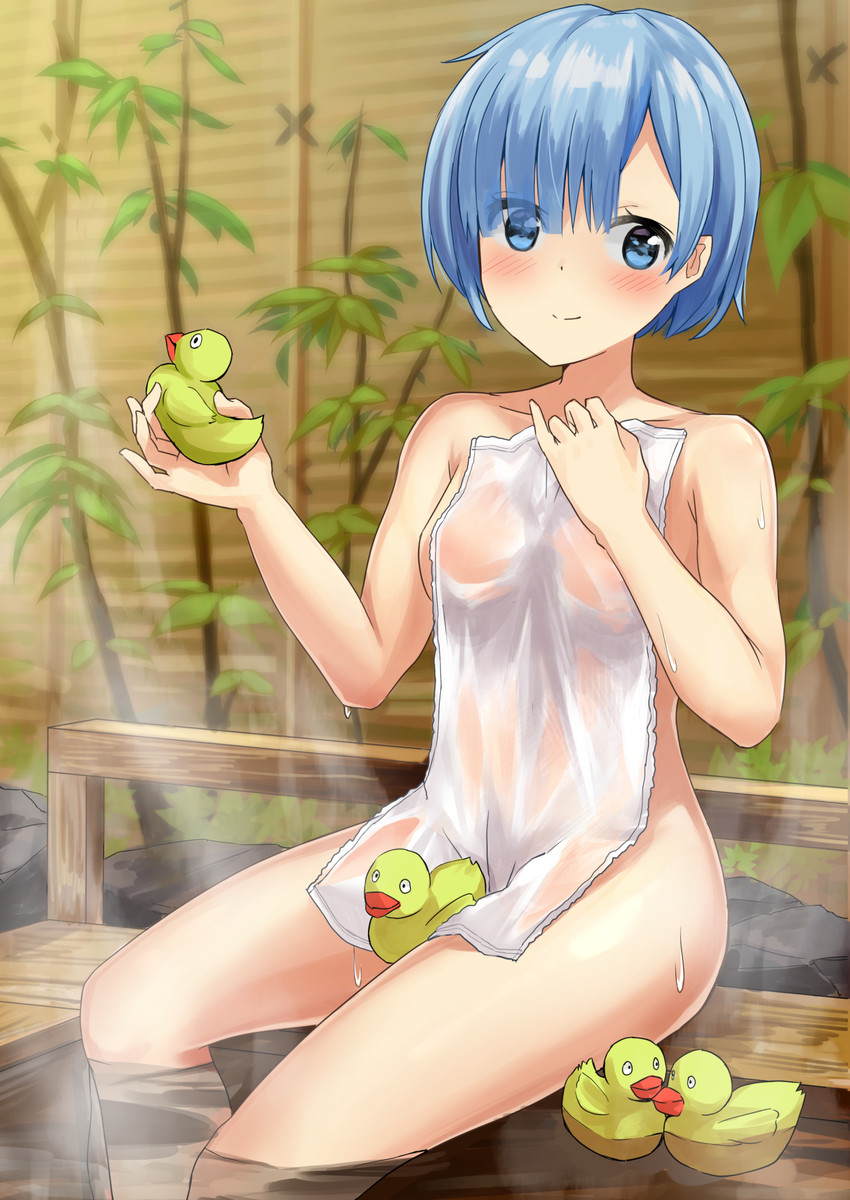 rem (re:zero kara hajimeru isekai seikatsu) drawn by ringocha_(appleteatea)