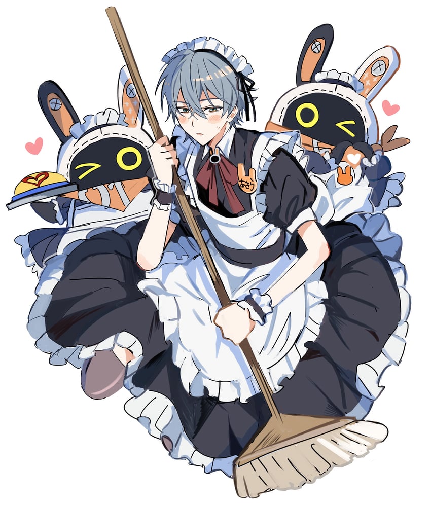 wise, eous, and bangboo 6 (zenless zone zero) drawn by toramaru_(696anna)