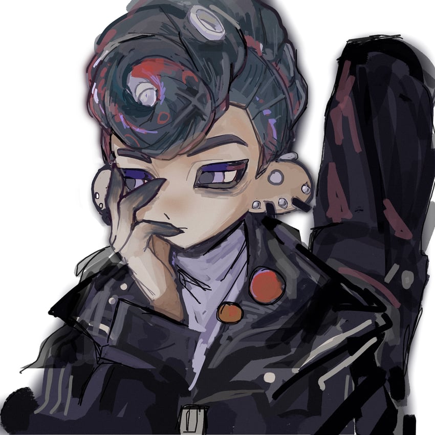 octoling player character and octoling boy (splatoon and 1 more) drawn by gao_tongren_wanjiebufu