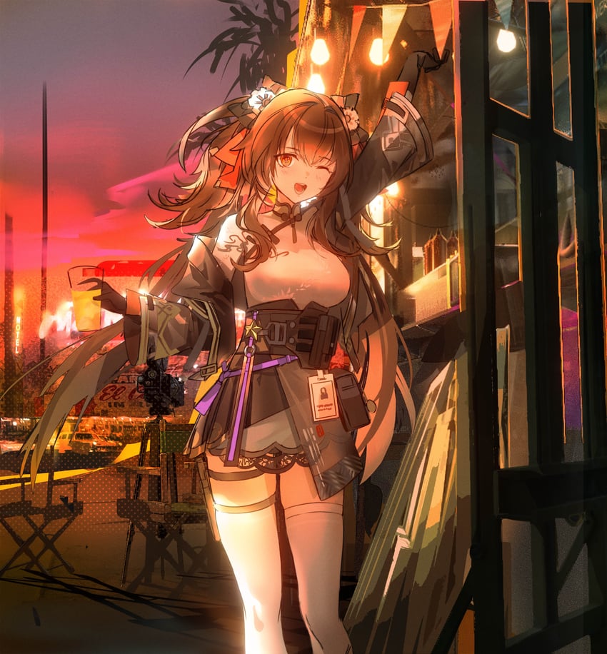 type 97 and jiangyu (girls' frontline and 1 more) drawn by jingmi