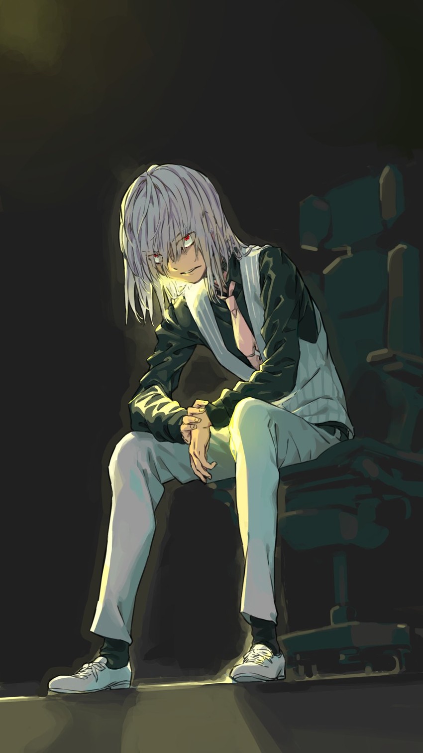 accelerator (toaru majutsu no index and 2 more) drawn by haimura_kiyotaka