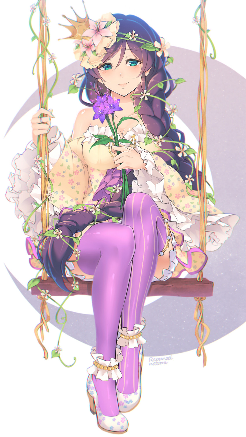 tojo nozomi (love live! and 2 more) drawn by makita_(twosidegekilove)