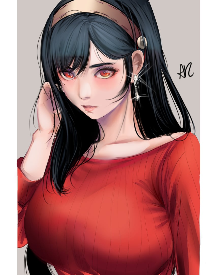 tifa lockhart and yor briar (final fantasy and 2 more) drawn by arialla_draws