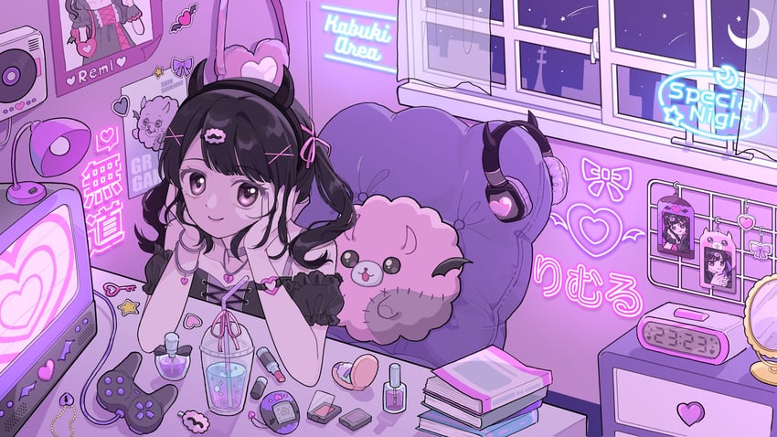 reml and pomemori (cevio and 2 more) drawn by tamaki_(o_dayuji)
