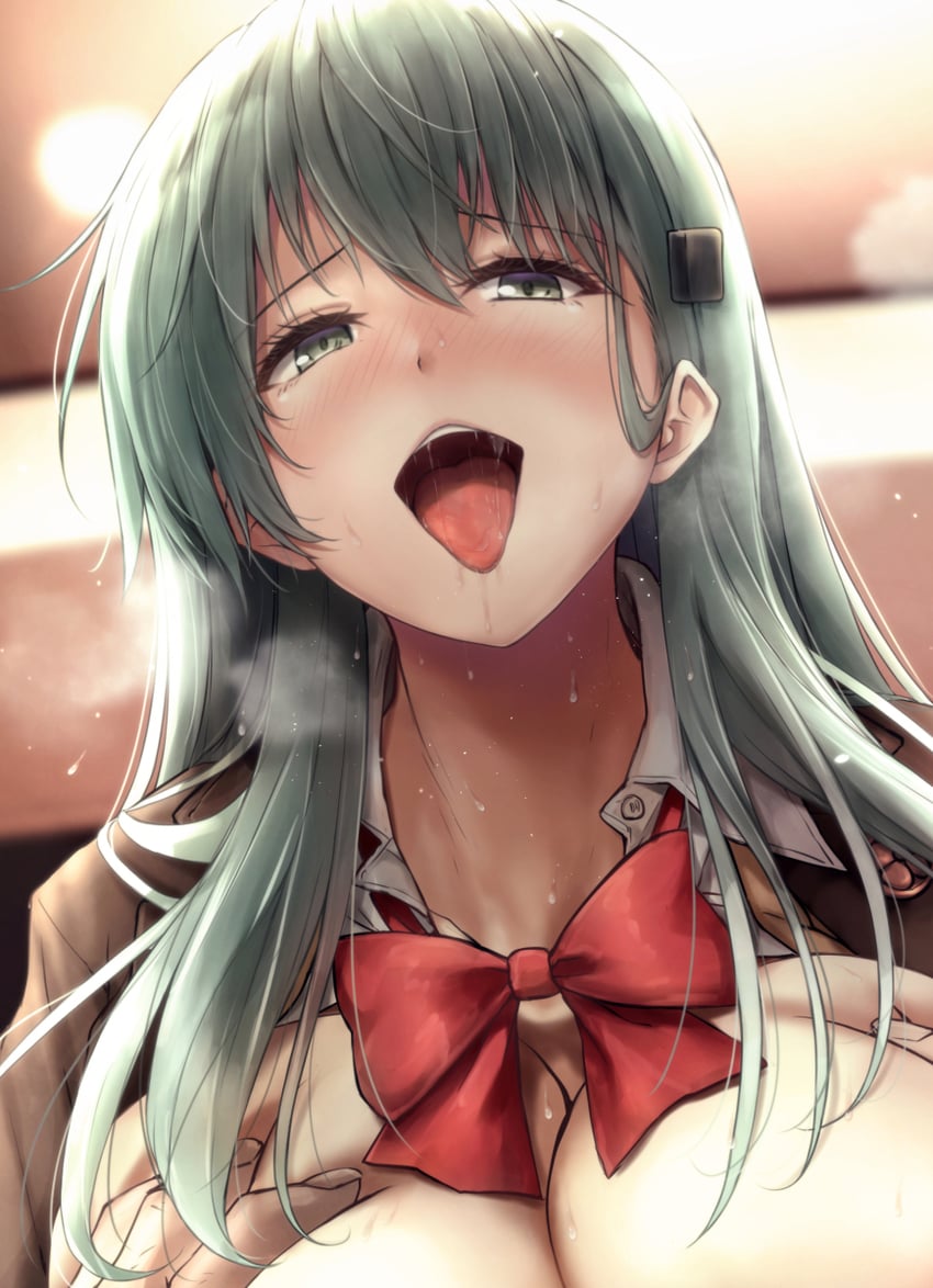 suzuya and suzuya kai ni (kantai collection) drawn by jk_ssma