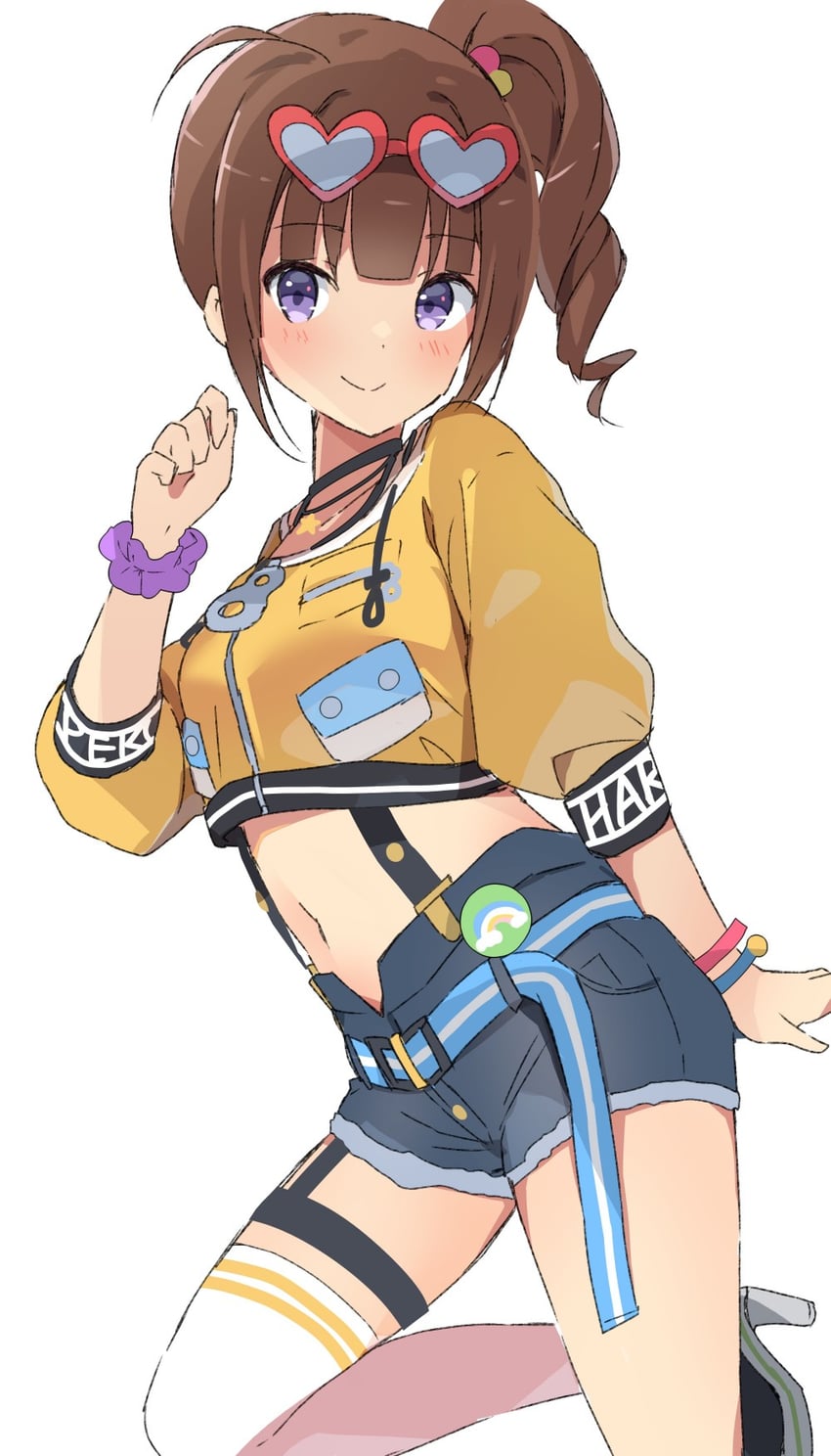 yokoyama nao (idolmaster and 2 more) drawn by mochigome_(ununquadium)
