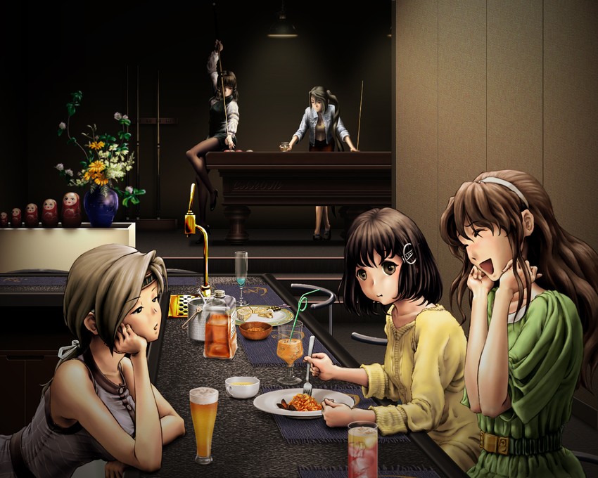 ashigara, haguro, nachi, myoukou, and chitose (kantai collection) drawn by mr.tamarusuke
