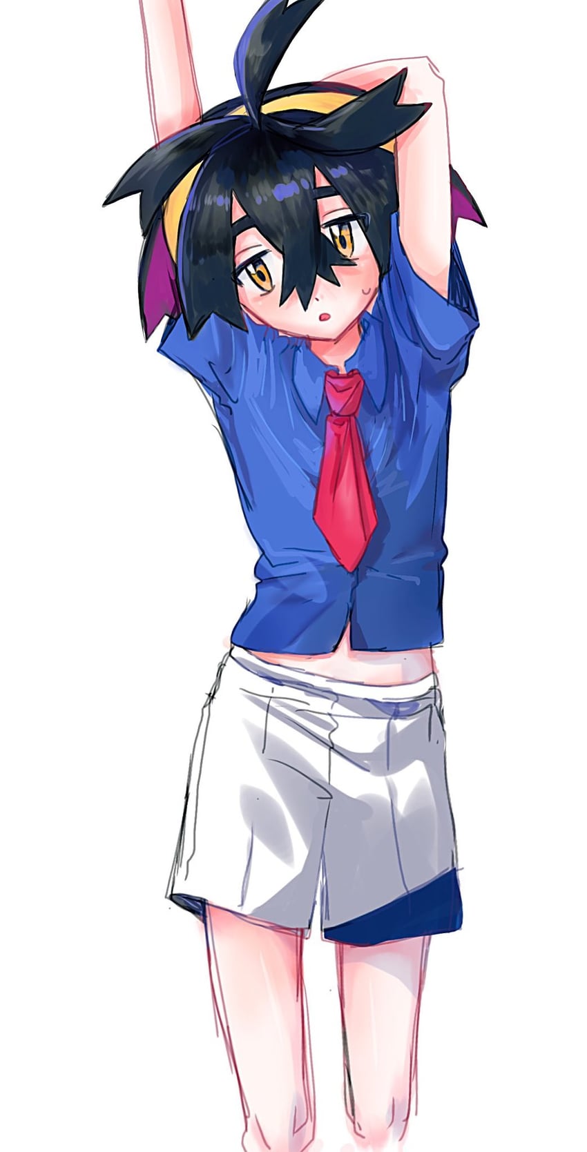 kieran (pokemon and 1 more) drawn by sukoyaka_(d8xnx)