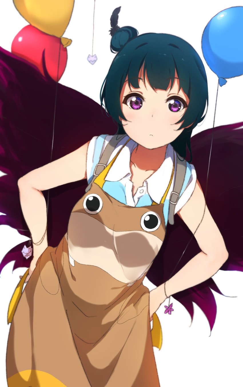 tsushima yoshiko and uchicchii (love live! and 1 more) drawn by icehotmilktea