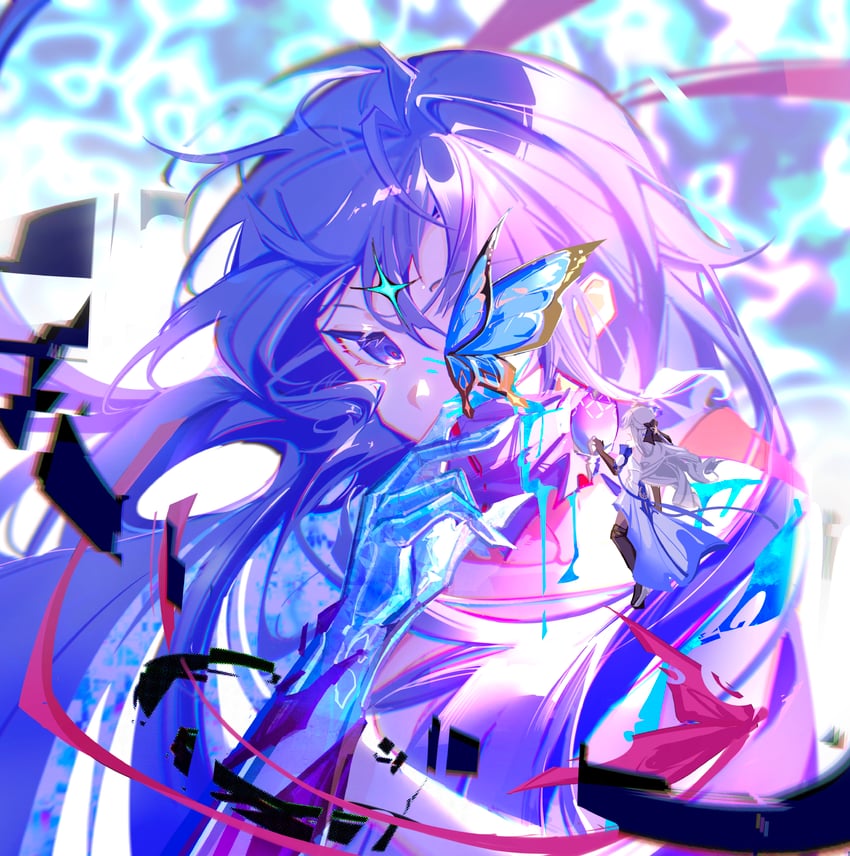 bronya rand and seele (honkai and 1 more) drawn by zeroas54653