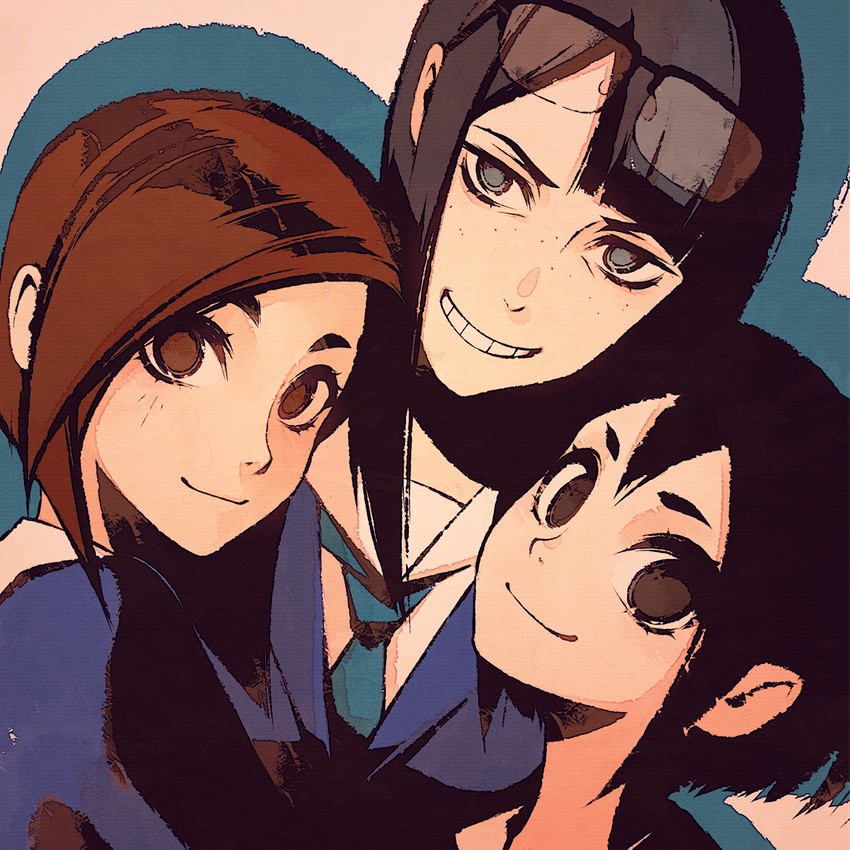 kanamori sayaka, asakusa midori, and mizusaki tsubame (eizouken ni wa te wo dasu na!) drawn by moshimoshibe