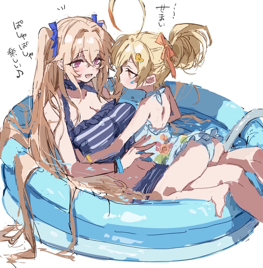 eldridge and anchorage (azur lane) drawn by na_tarapisu153