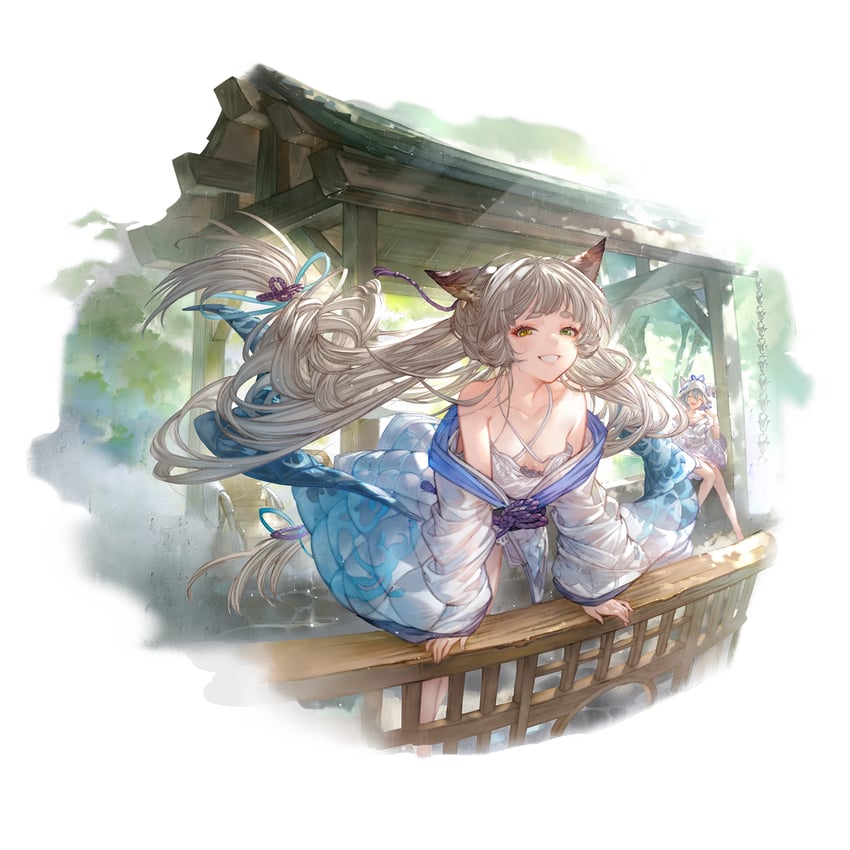 pholia and queen orchis (granblue fantasy) drawn by minaba_hideo