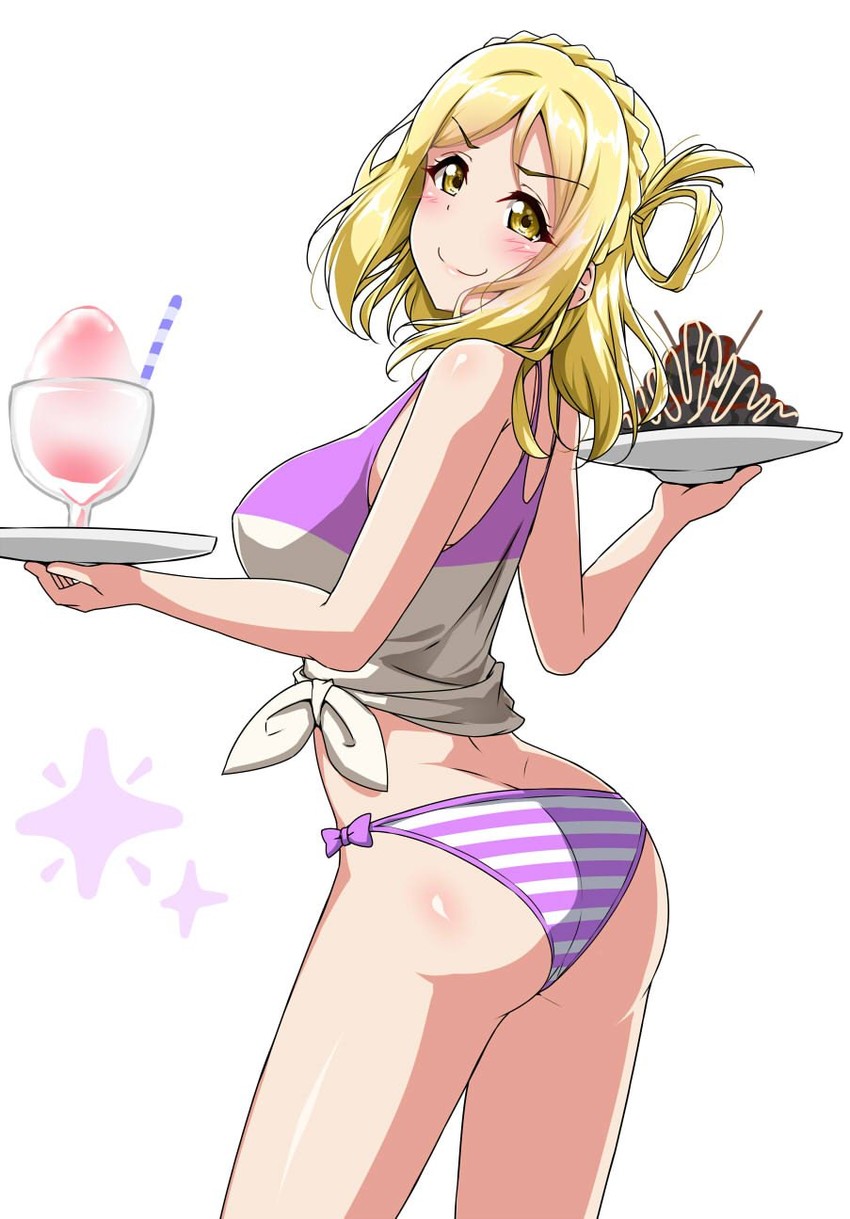 ohara mari (love live! and 1 more) drawn by yopparai_oni