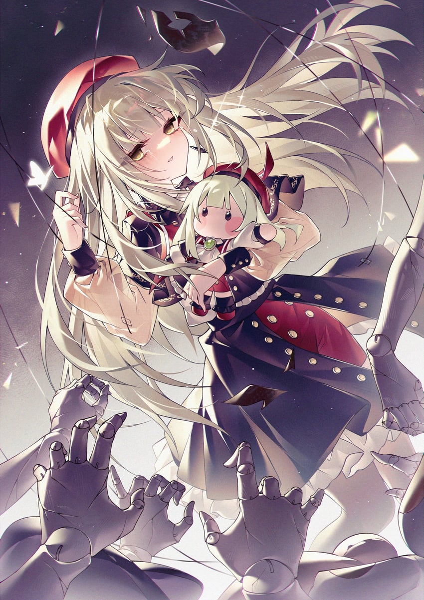 wakaba mutsumi and mortis (bang dream! and 1 more) drawn by shenju_bing_hui