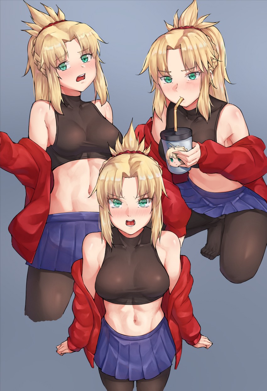 mordred (fate and 2 more) drawn by sarhce