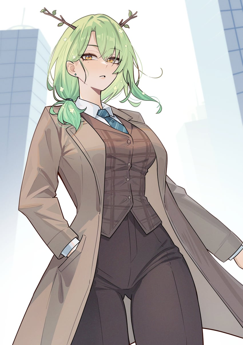 ceres fauna (hololive and 1 more) drawn by nokaa_aru