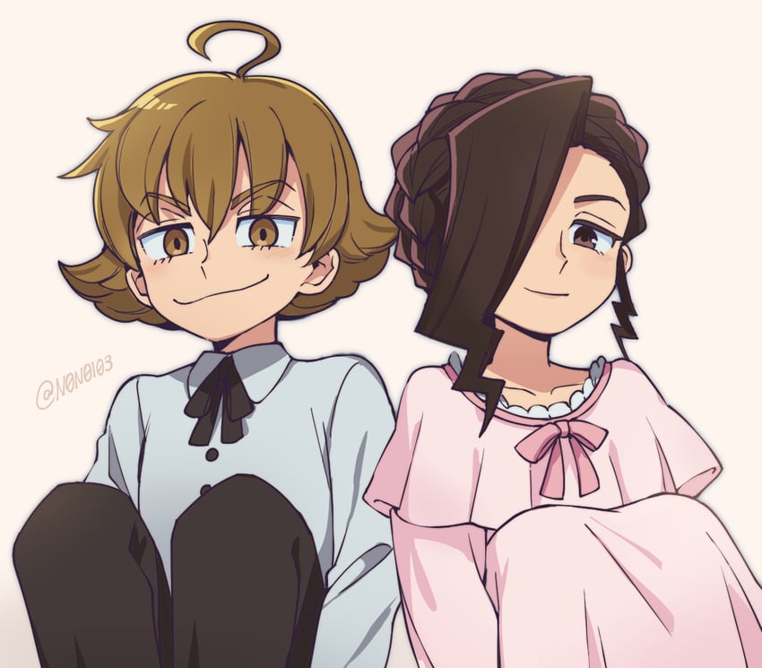 eustace winner and verity gavelle (ace attorney and 2 more) drawn by nono_(norabi)