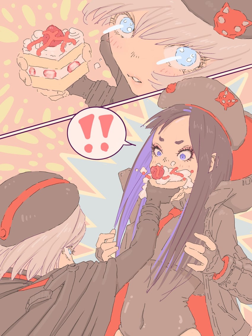 eunhwa and vesti (goddess of victory: nikke) drawn by mero_(ilsttkgbz11)