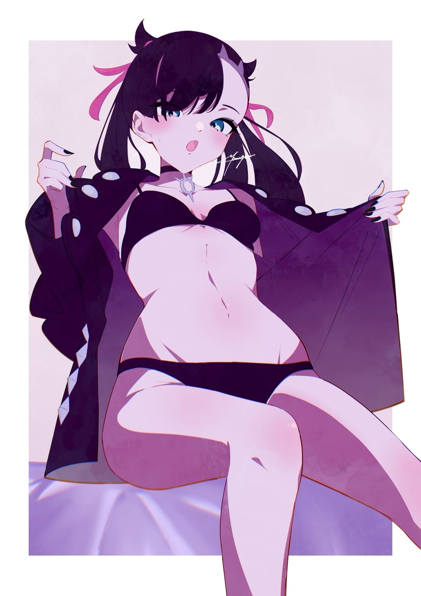 marnie (pokemon and 1 more) drawn by marie_(pixiv59672544)