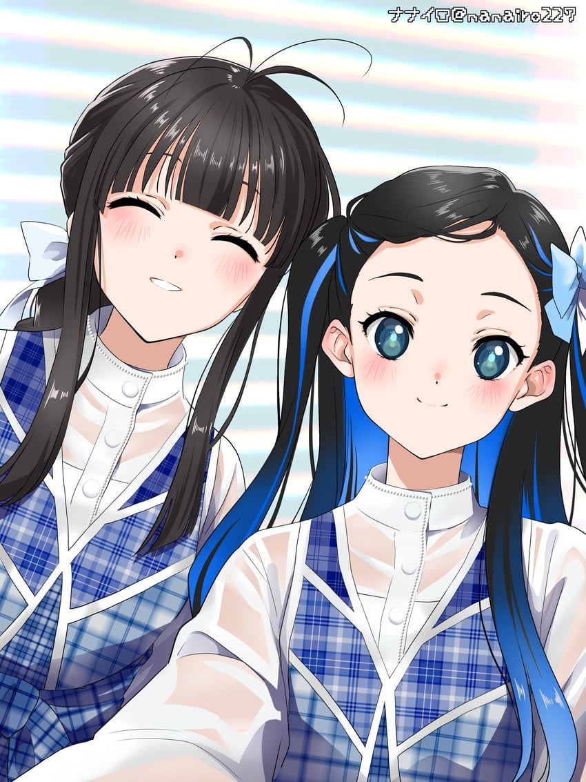 yagami toa and nishiura sora (22/7) drawn by nanairo_(nanairo227)