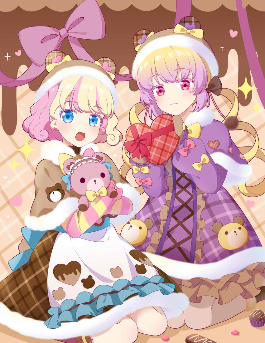 amauri miruki and hanitan (pretty series and 2 more) drawn by ebi_nana