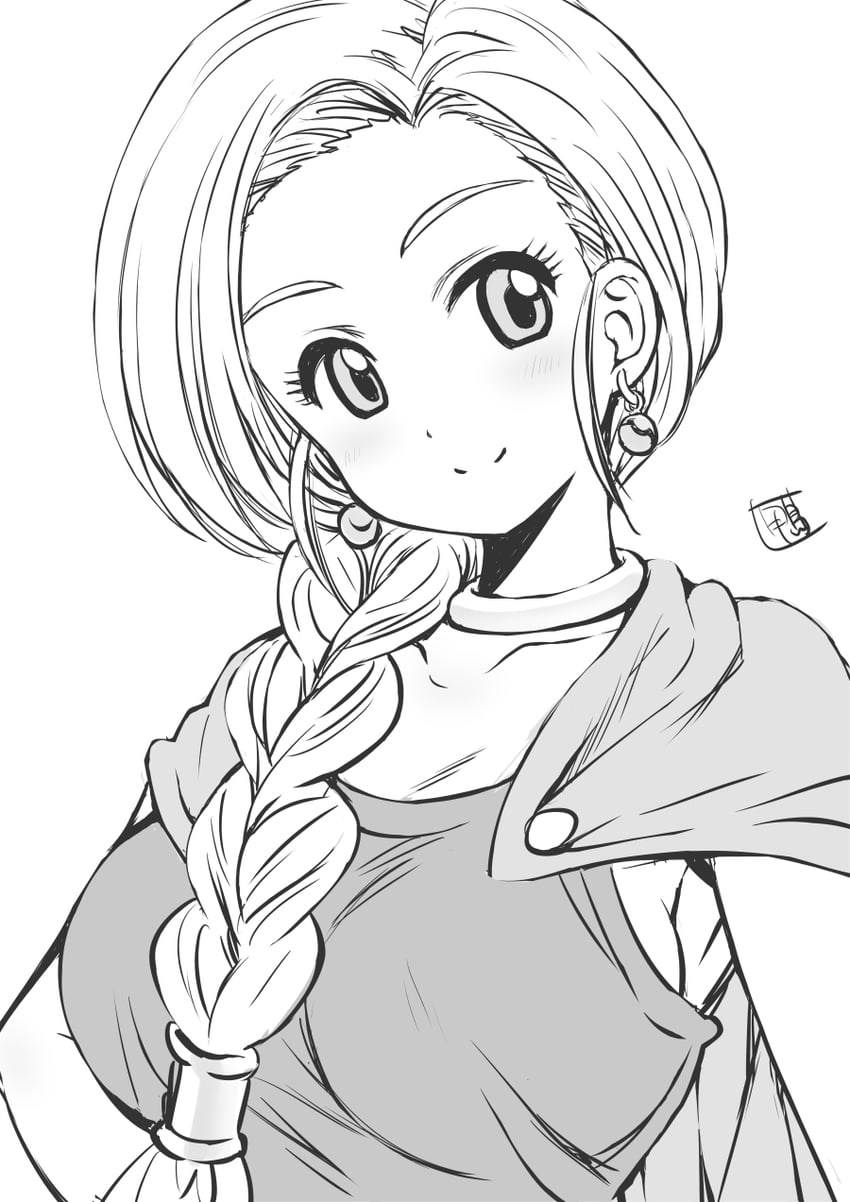 bianca (dragon quest and 1 more) drawn by kamogawa_tanuki