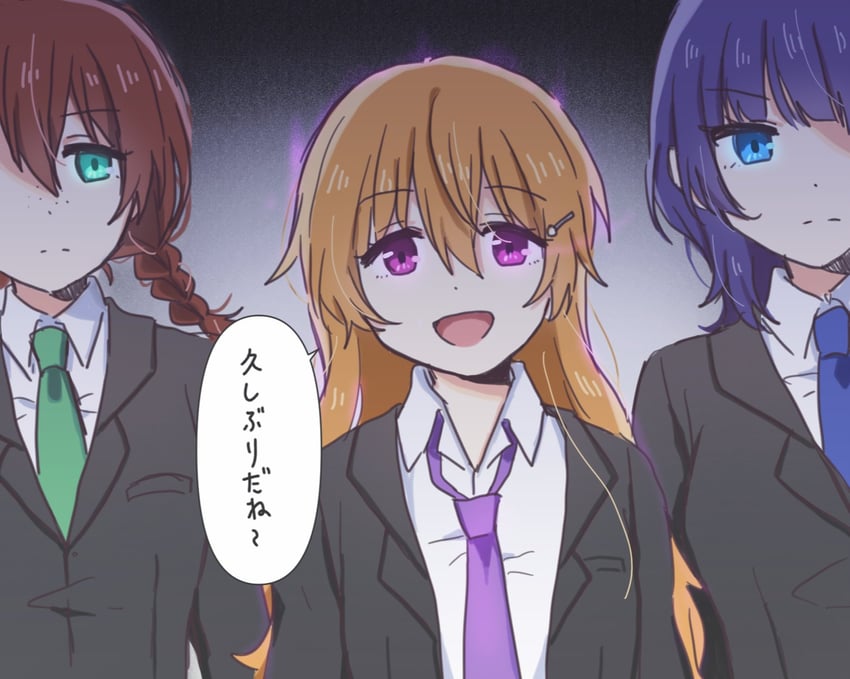 emma verde, asaka karin, and konoe kanata (love live! and 1 more) drawn by yoon_(yoon_lovelive)