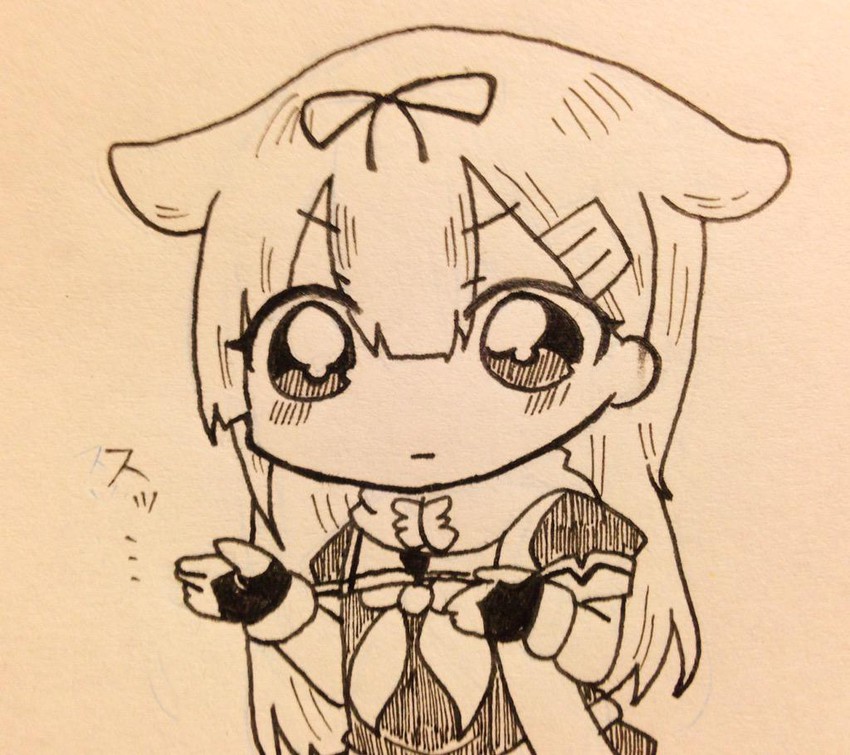 yuudachi and yuudachi kai ni (kantai collection) drawn by jako_(jakoo21)